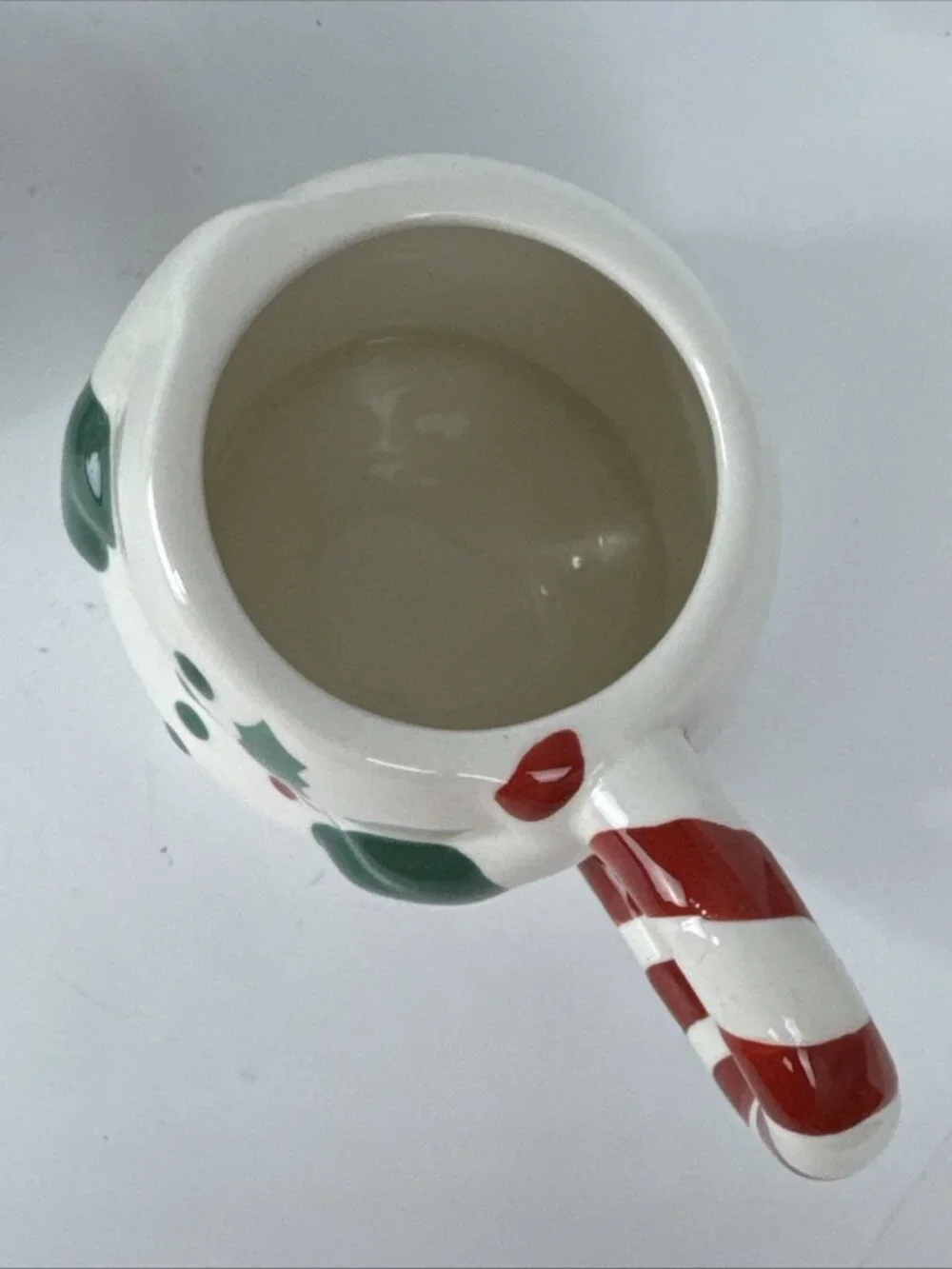 Temptations Snowman Green Hat Ceramic 12oz Mug holiday Christmas decor cup